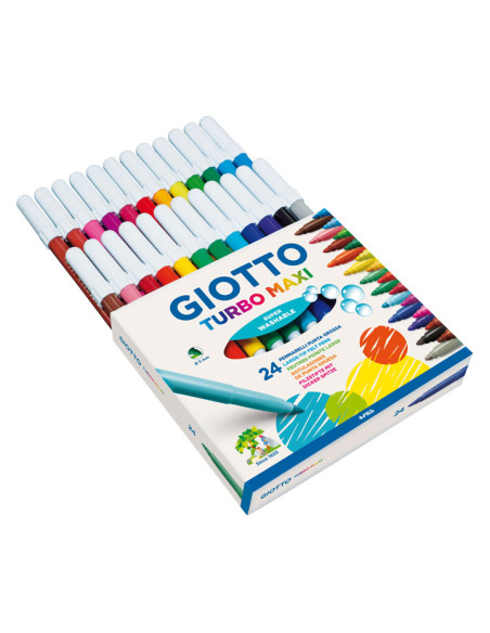 CAJA 24 ROTULADORES GIOTTO TURBO MAXI
