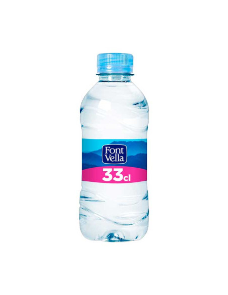 PACK 35 BOTELLAS AGUA FONT VELLA 33 cl