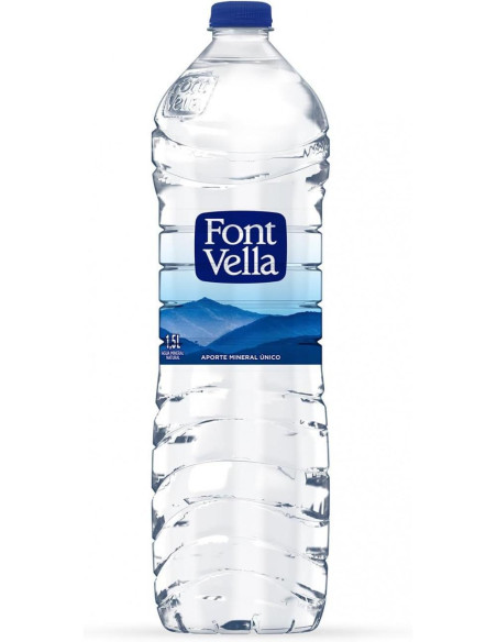 PACK 6 BOTELLAS AGUA FONT VELLA 15 L