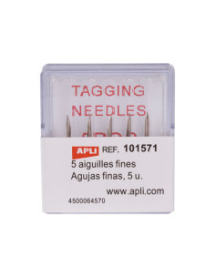 PACK 5 AGUJAS FINAS APLI PARA ETIQUETADORA