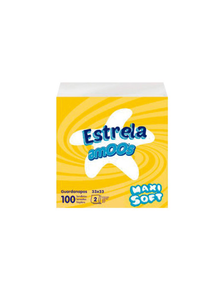 PACK 100 SERVILLETAS AMOOS ESSENTIAL 33x33cm