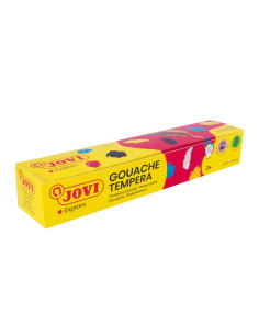 PACK 5 BOTES TÉMPERA JOVI 35ml SURTIDO  PINCEL