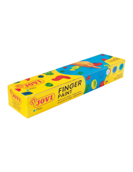 CAJA DE 5 BOTES DE PINTURA DE DEDOS JOVI 35ml