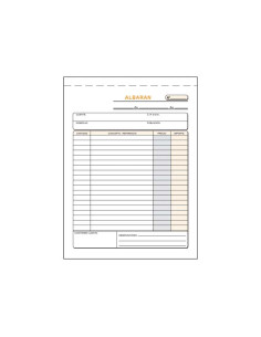 TALONARIO LOAN ALBARÁN 4 SIN COPIA CASTELLANO