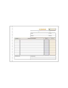 TALONARIO LOAN ALBARÁN 4 APAISADO TRIPLE AUTOCOPIA CASTELLANO