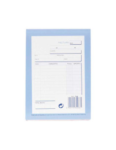 TALONARIO LOAN FACTURAS 8 DUPLICADO AUTOCOPIA CASTELLANO