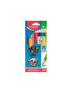 MAPED LÁPICES DE COLORES COLOR´PEPS STAR CERTIFICADO FSC CSURTIDOS ESTUCHE 12 UD