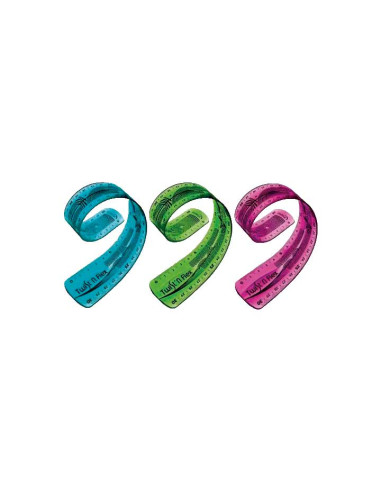 REGLA FLEXIBLE MAPED TWIST 15cm
