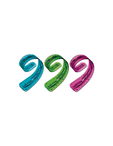 REGLA FLEXIBLE MAPED TWIST 15cm