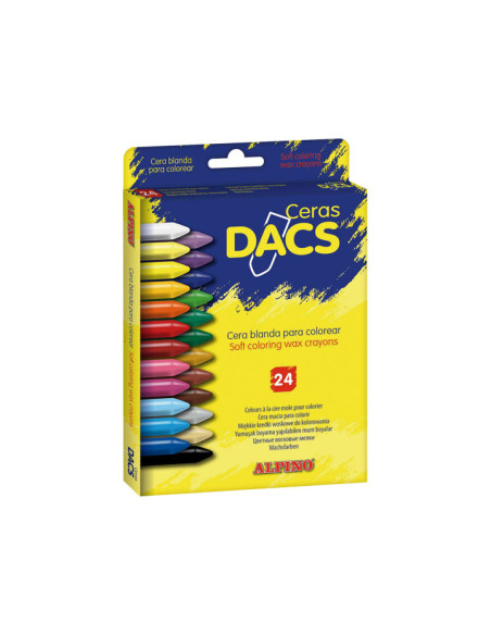 CAJA 24 CERAS DACS ALPINO