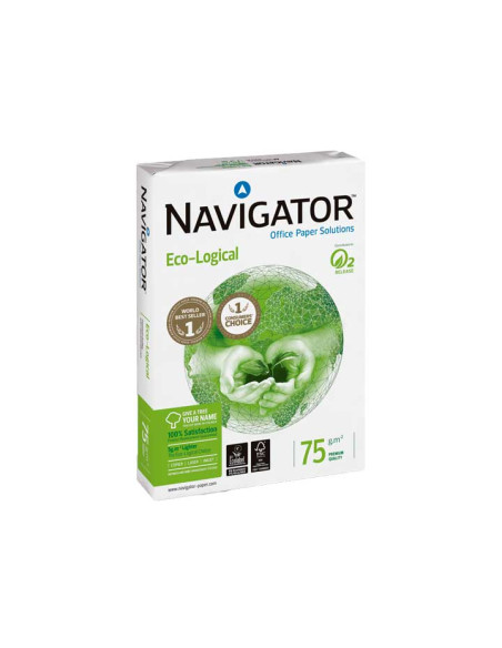 CAJA 5 PAQUETES 500h PAPEL NAVIGATOR ECOLOGICAL A4