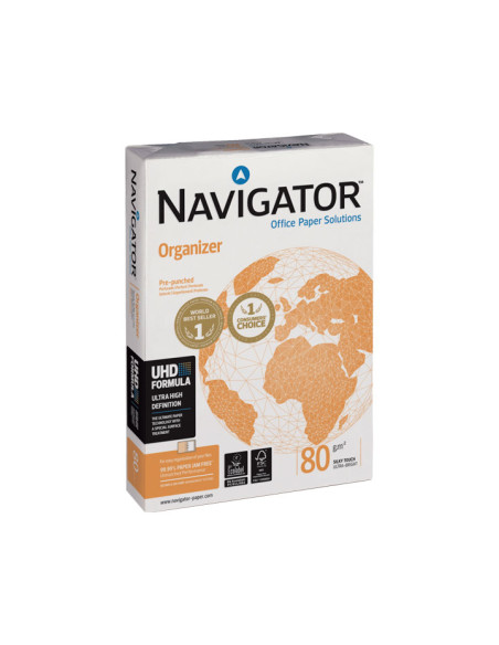 PAQUETE 500h PAPEL NAVIGATOR ORGANIZER A4