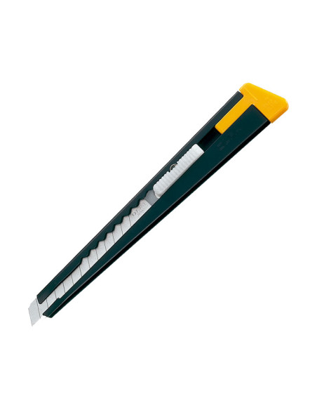 OLFA CUTTER STANDARD 180  CUCHILLA FRACTURABLE DE 9 MM  SISTEMA AVANCE CUCHILLA AUTOMATICO