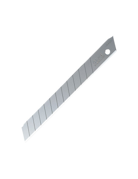 OLFA REPUESTO CUTTER 9MM  CUCHILLA FRACTURABLE 10 CUCHILLAS