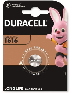 DURACELL PILA BOTÓN CR1616 3V -BLISTER 1U- 2