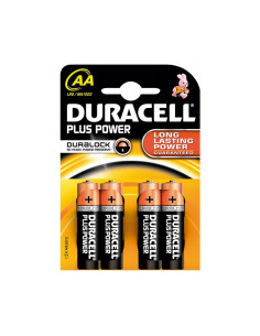 DURACELL PILAS PLUS LR06 ALCALINAS AA 15V -BLISTER 4U-