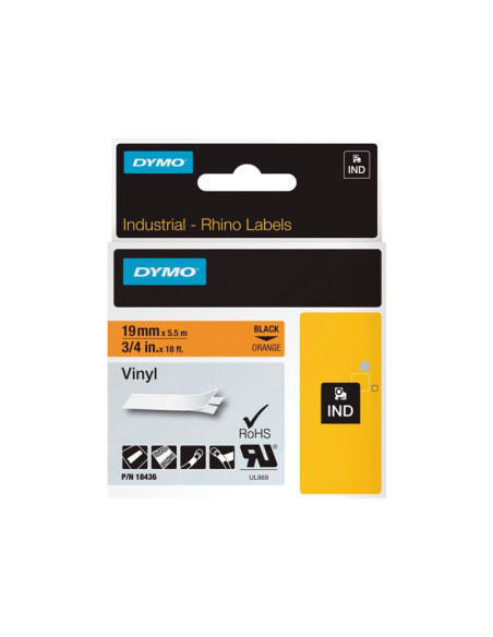 CINTA DYMO RHINO VINILO 19mm x 55m