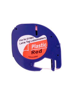 CINTA PLÁSTICO DYMO LETRA TAG 12mm x 4m