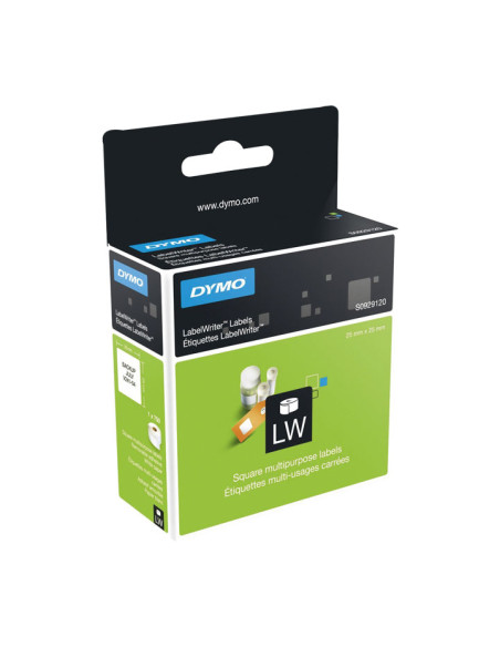 ROLLO 750 ETIQUETAS DYMO LW  25x25mm