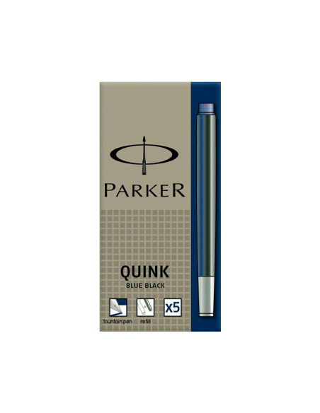 CAJA 5 RECAMBIOS PARKER ESTILOGRÁFICA