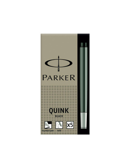 CAJA 5 RECAMBIOS PARKER ESTILOGRÁFICA