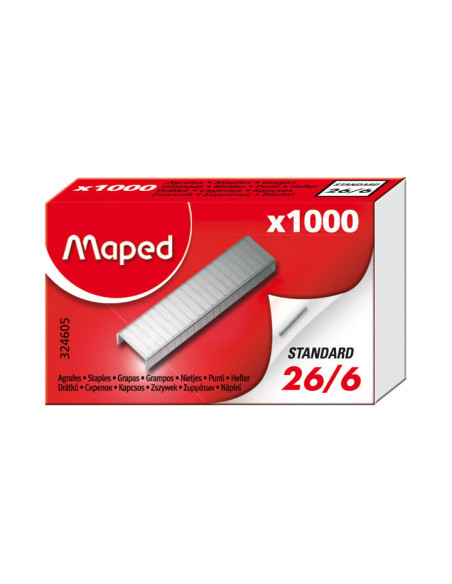 CAJA 1000 GRAPAS A-SERIES GALVANIZADAS 266