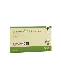 BLOC DE NOTAS A-SERIES REPOSICIONABLE 75x125mm