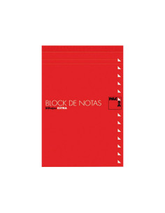 PACSA BLOC NOTAS 80H TREPADAS 6 4X4 SIN TAPA -10U-
