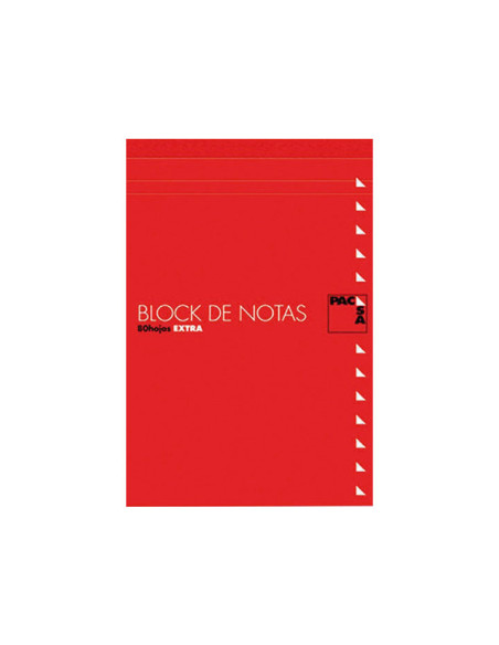 BLOC DE NOTAS PACSA 4 LISO CON TAPA 80h
