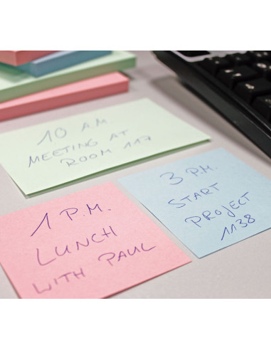 BLOC DE NOTAS REPOSICIONABLE RE-MOVE PASTEL 75x125mm