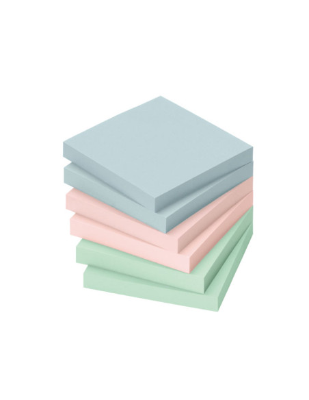 BLOC DE NOTAS REPOSICIONABLE RE-MOVE PASTEL 75x75mm