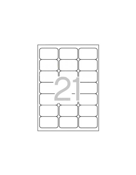ETIQUETAS ADHIMPRAPLI A4 POLYESTER TRANSLUCMATE LS-CP BLISTER 20h  635x381 mm CROMOS 420 uds10968