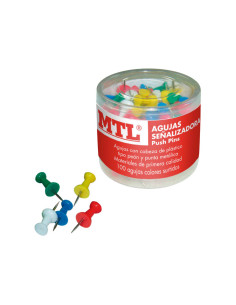 CAJA 100 AGUJAS DOHE PUSH PINS