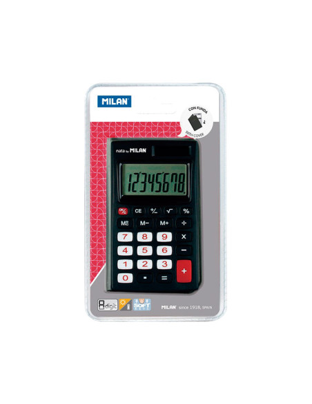 CALCULADORA MILAN CON FUNDA