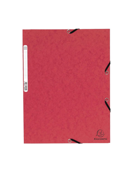 CARPETA DE GOMAS EXACOMPTA CON SOLAPAS
