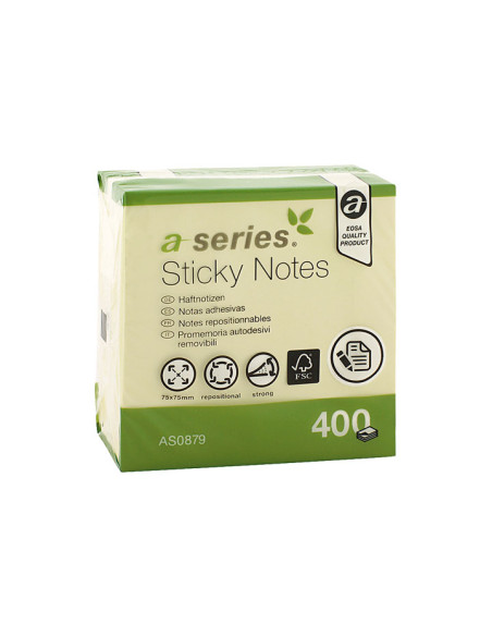 CUBO 400h NOTAS A-SERIES REPOSICIONABLES 75x75
