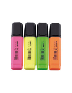 ESTUCHE 4 MARCADORES FLUORESCENTE A-SERIES