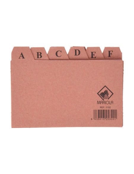 ÍNDICE ALFABÉTICO MARIOLA N2