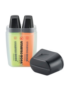 ESTUCHE 4 FLUORESCENTES STABILO BIG BOSS ORIGINAL