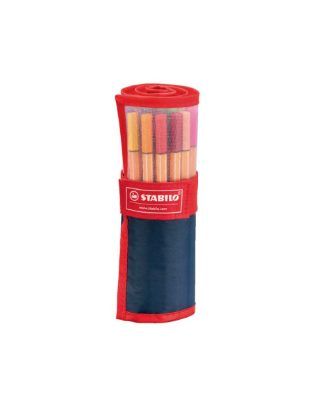 ESTUCHE ROLLERSET 25 ROTULADORES STABILO POINT 88