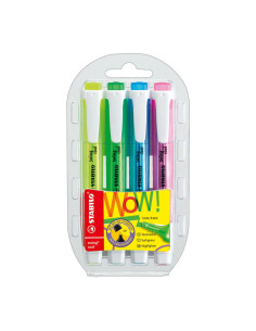 MARCADOR FLUOR STABILO SWING COOL 275 ESTUCHE DE 4