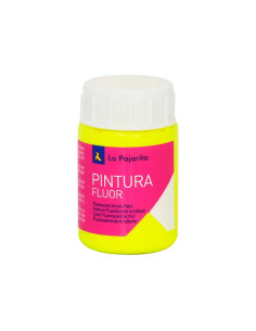 PINTURA  ACRILICA LA PAJARITA 35 ml  FLUORESCENTE AMARILLO CANA F-01