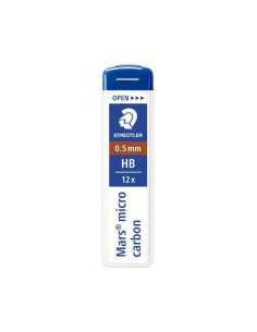 TUBO 12 MINAS STAEDTLER MARS MICRO CARBON 05mm HB