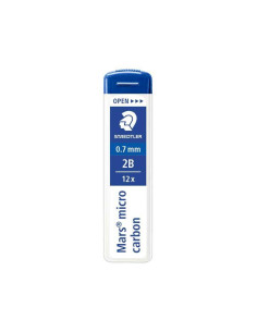 TUBO 12 MINAS STAEDTLER MARS MICRO CARBON 07mm 2B