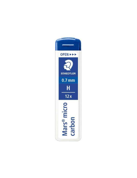 TUBO 12 MINAS STAEDTLER MARS MICRO CARBON 07mm H