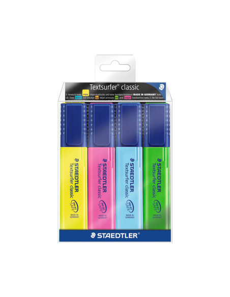 ESTUCHE 31 MARCADORES FLUORESCENTES STAEDTLER TEXTSURFER CLASSIC