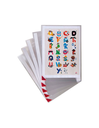 PACK 5 FUNDAS ADHESIVAS TARIFOLD KANG EASY CLIC A4
