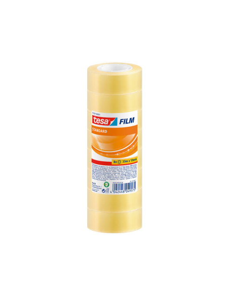 CINTA ADHESIVA TESA STANDARD EN TORRE rollo 33x19