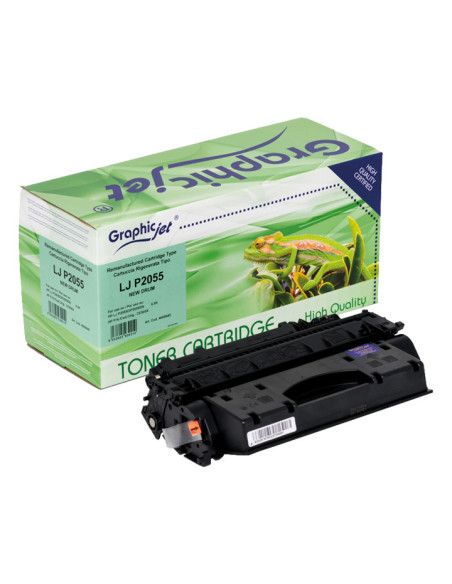 CARTUCHO DE TÓNER GRAPHICJET DE ALTA CAPACIDAD N05X ALTERNATIVA A CARTUCHO N05X HP
