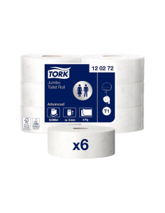CAJA 6 ROLLOS PAPEL HIGIÉNICO TORK JUMBO ADVANCED 2